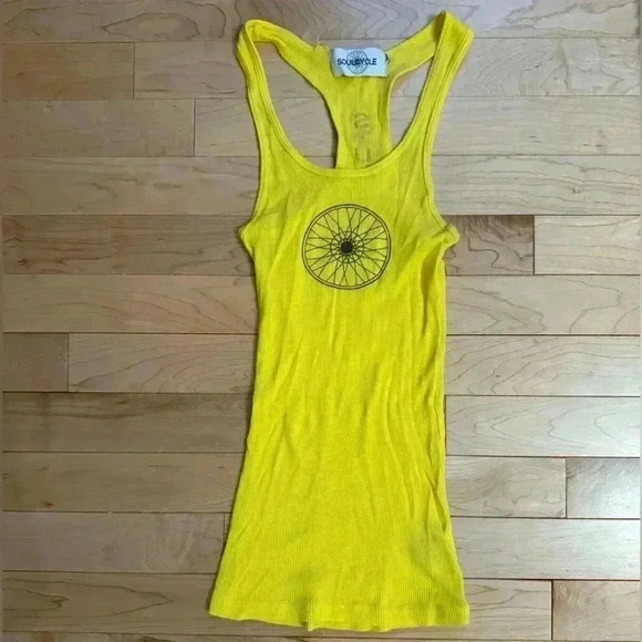 soulcycle Tops - Soulcycle yellow tank top